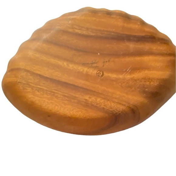 MCM Vintage Monkey Pod Wooden Catch All - Picture 2 of 7